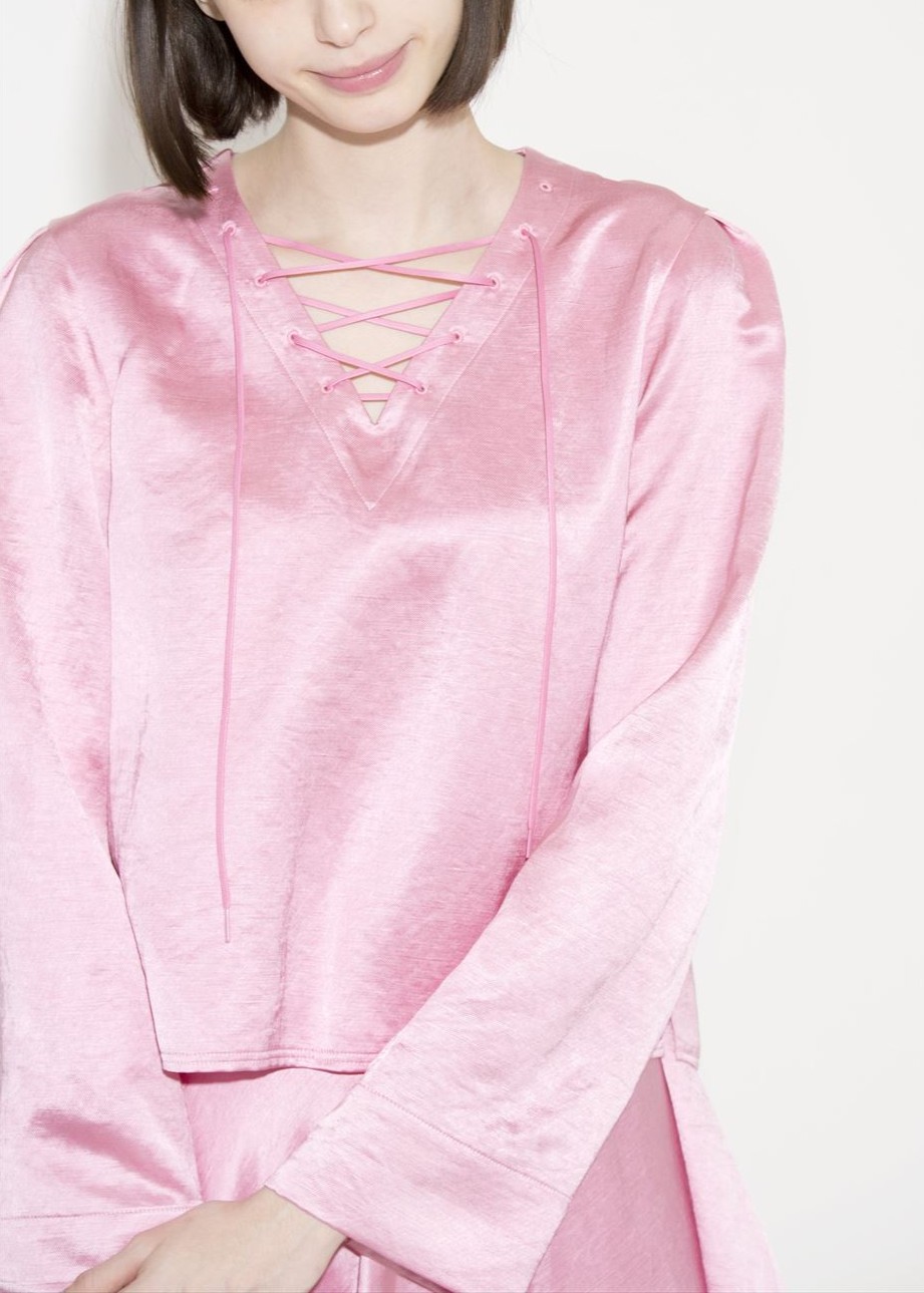 レースアップブラウス | COORDINATE | ADELLY ONLINE SHOP