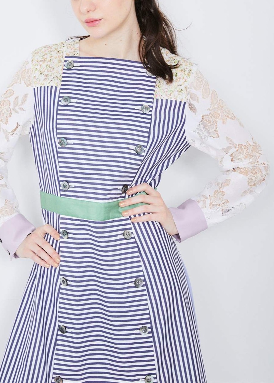 ダブルプリーツワンピース