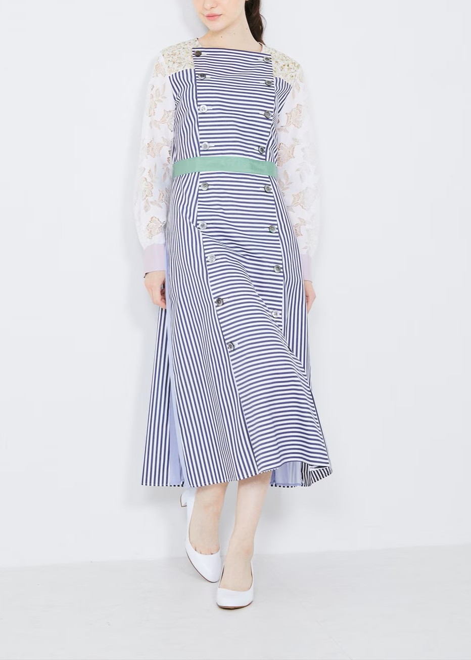 ダブルプリーツワンピース