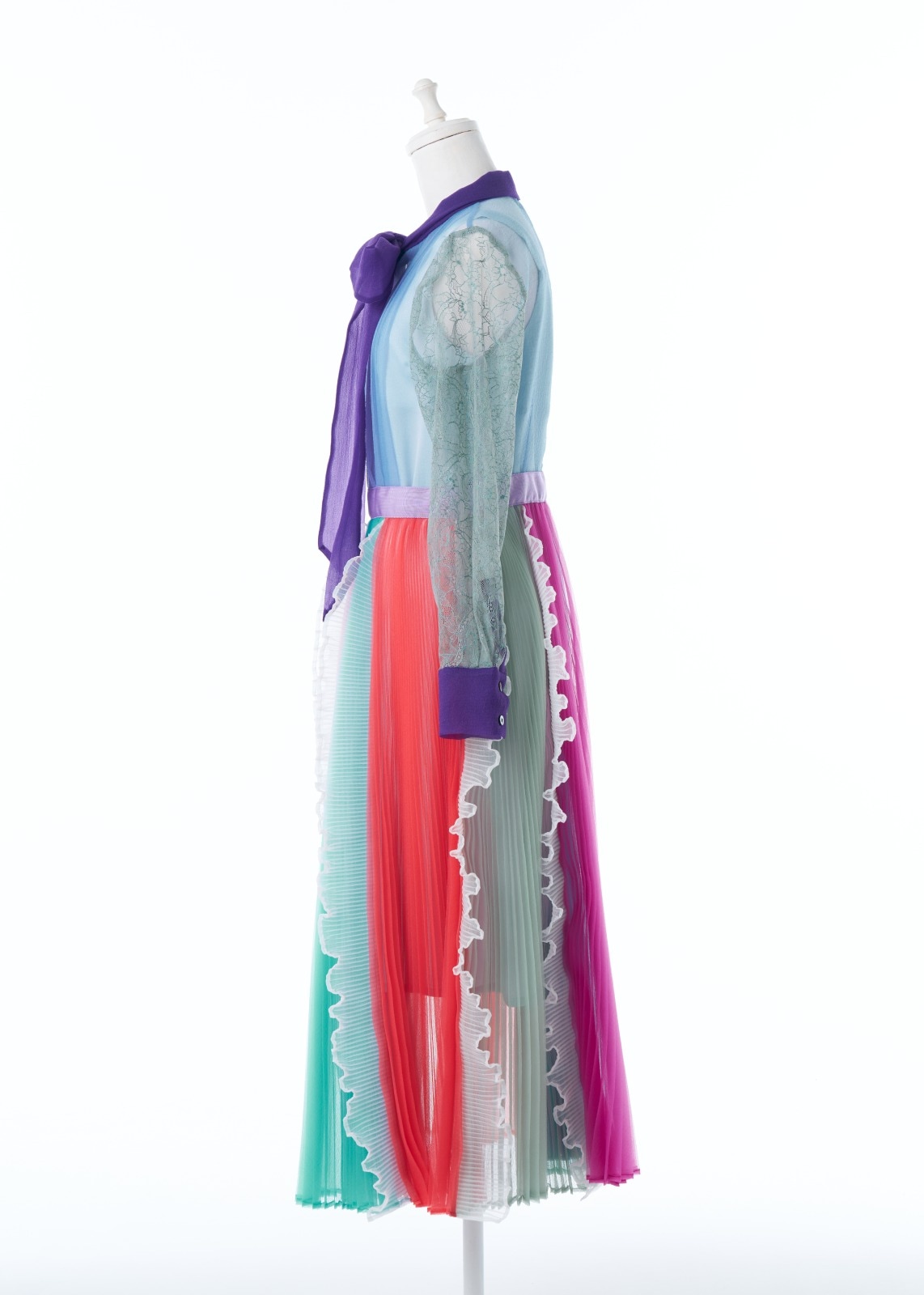 マルチミックスリボンワンピース