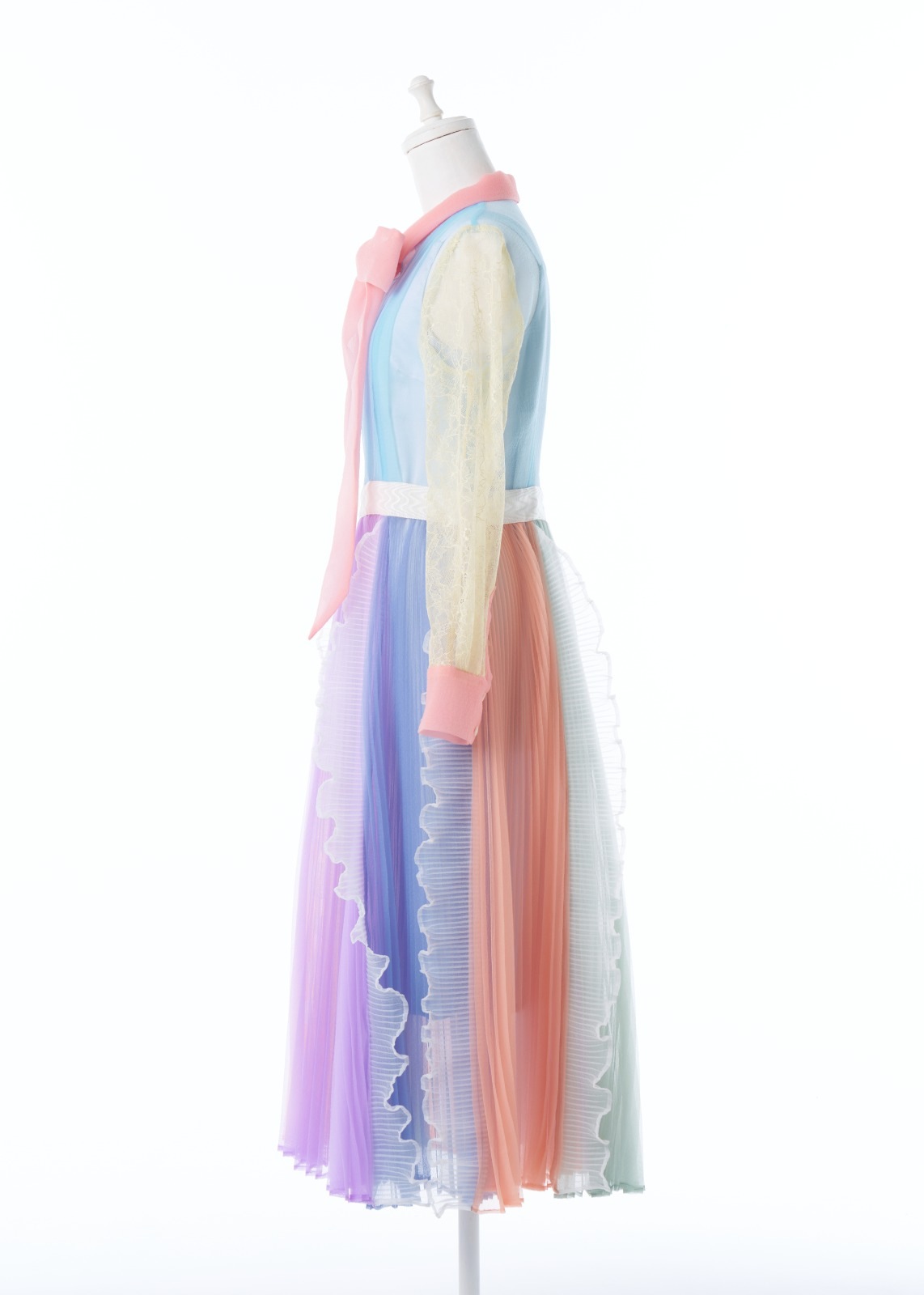 マルチミックスリボンワンピース