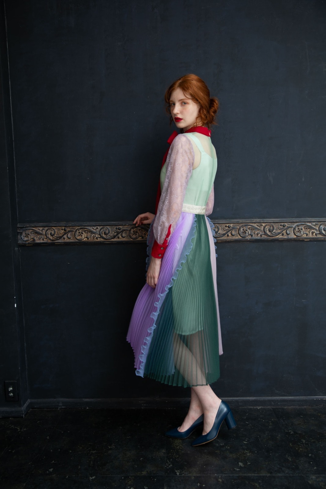 マルチミックスリボンワンピース