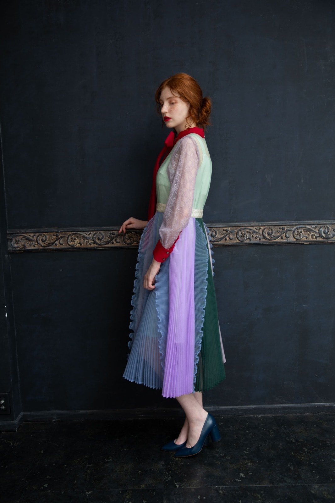 マルチミックスリボンワンピース