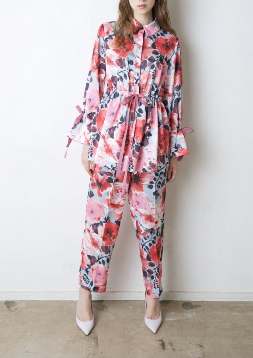 ラージフラワードロストパンツ