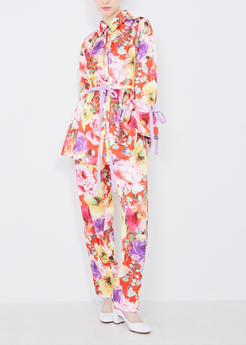 ラージフラワードロストパンツ