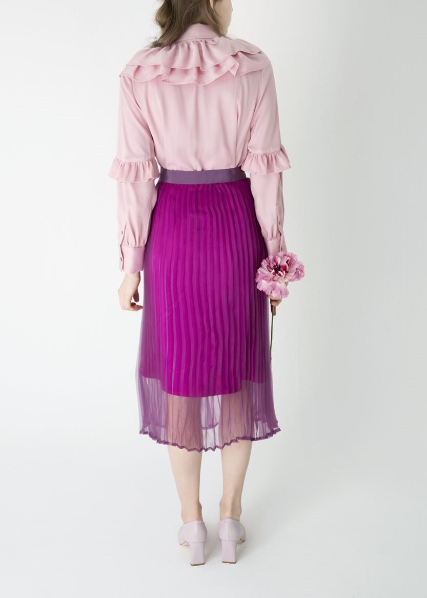 アコーディオンプリーツスカート