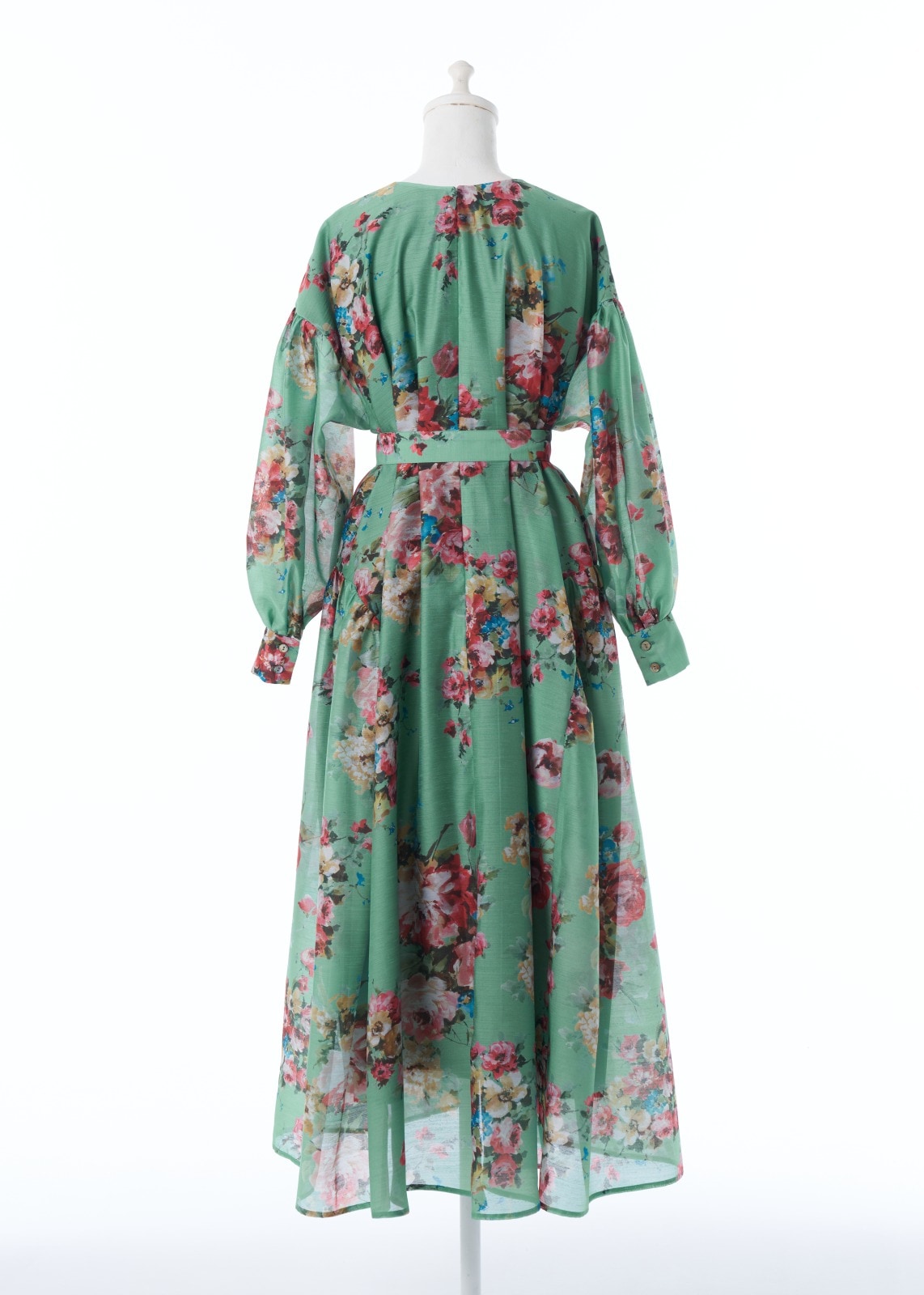 Vintage Bouquet ボリュームテントワンピース