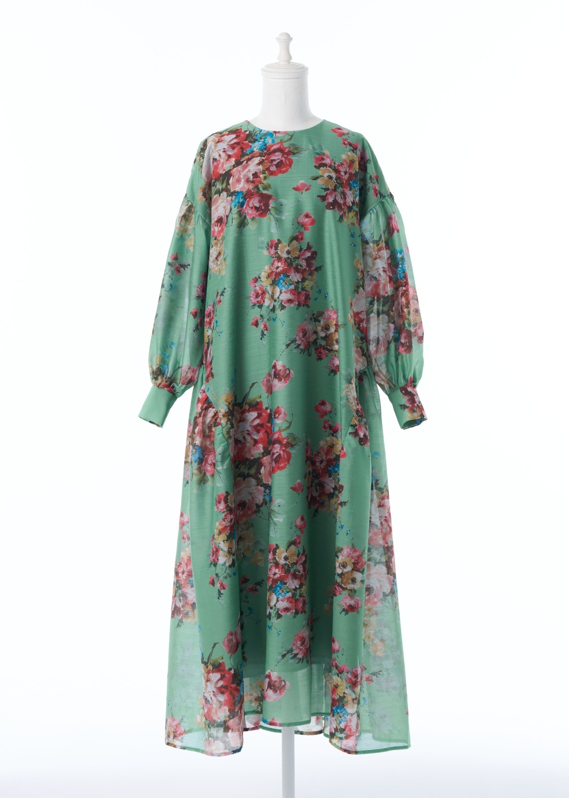 Vintage Bouquet ボリュームテントワンピース