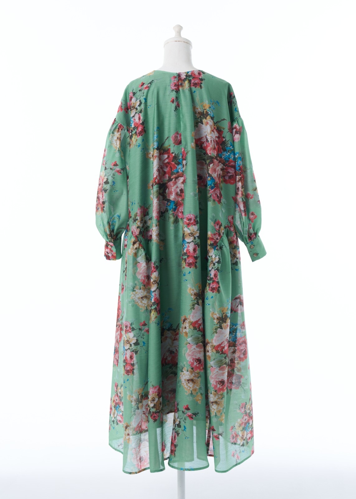 Vintage Bouquet ボリュームテントワンピース