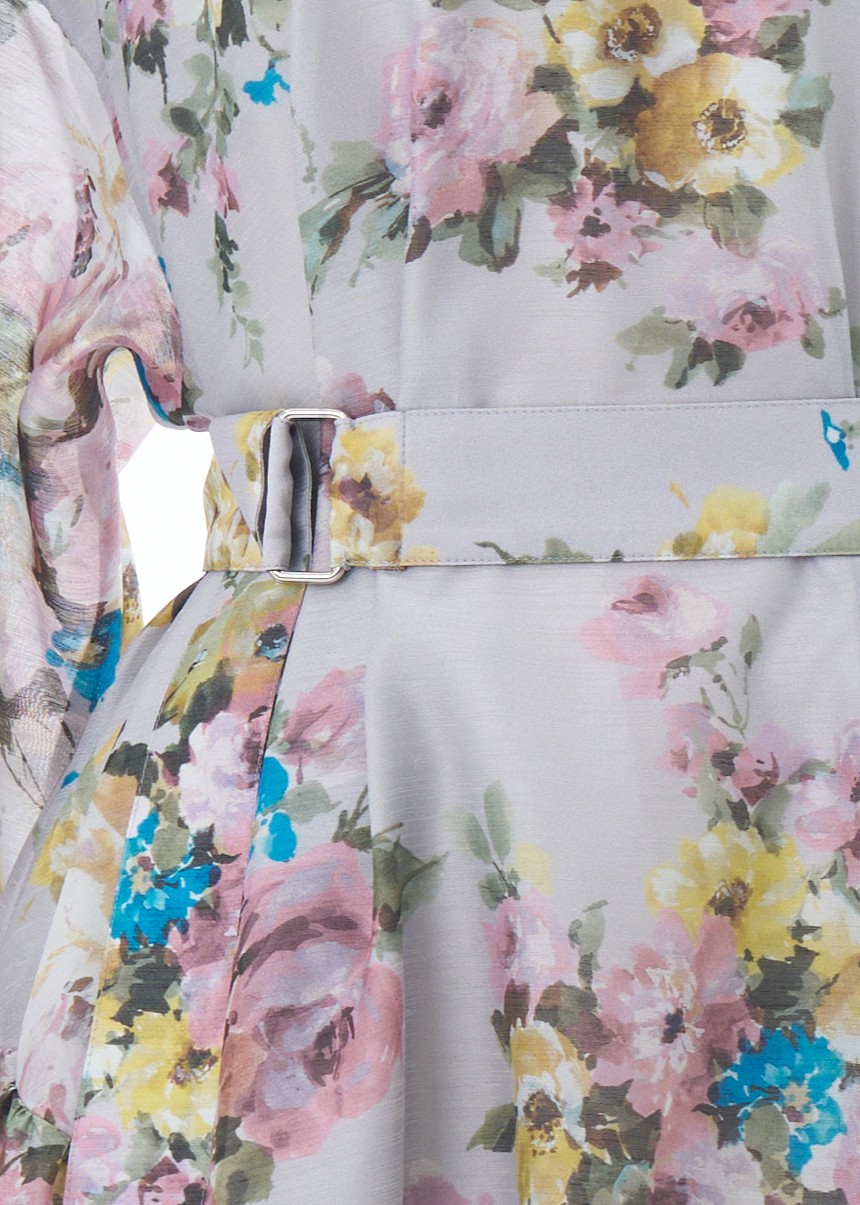 Vintage Bouquet ボリュームテントワンピース