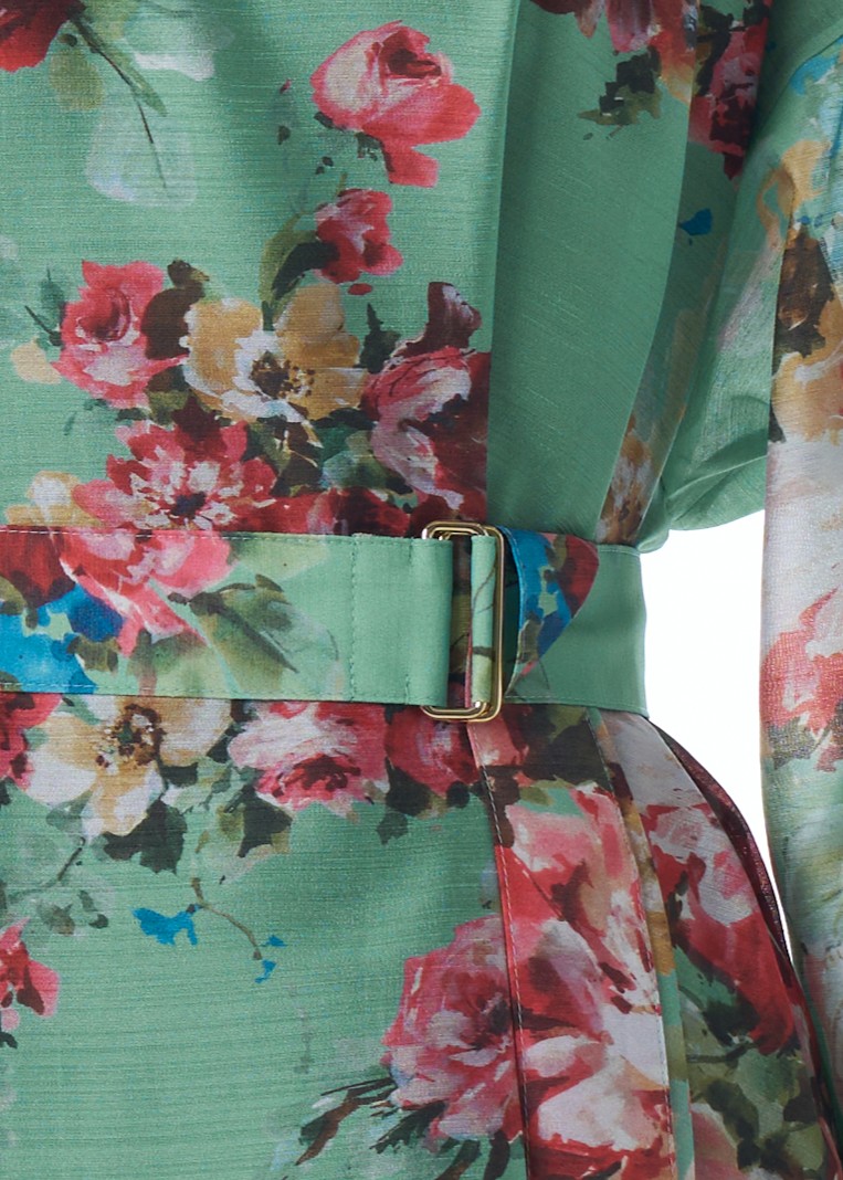 Vintage Bouquet ボリュームテントワンピース