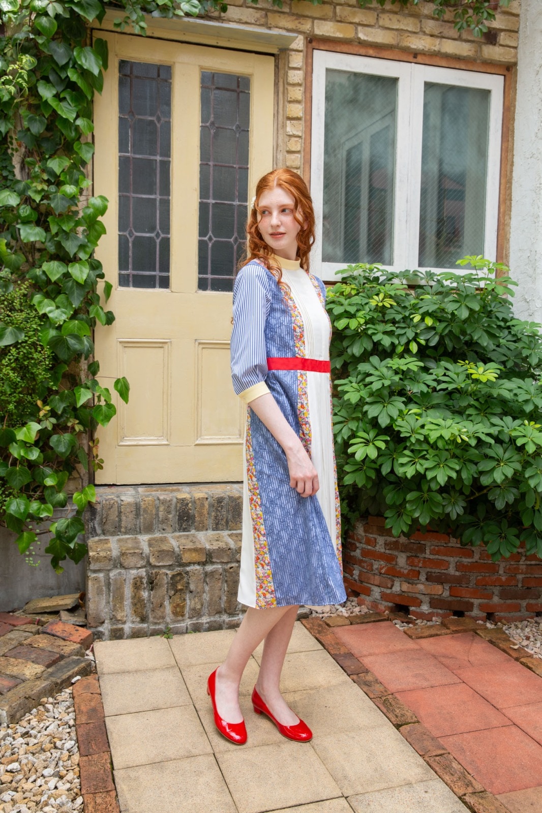 YOKU ビアズリー　15 quinze> レースパッチワークワンピース YOKU様専用 ビアズリー 15 quinze> レースパッチワーク