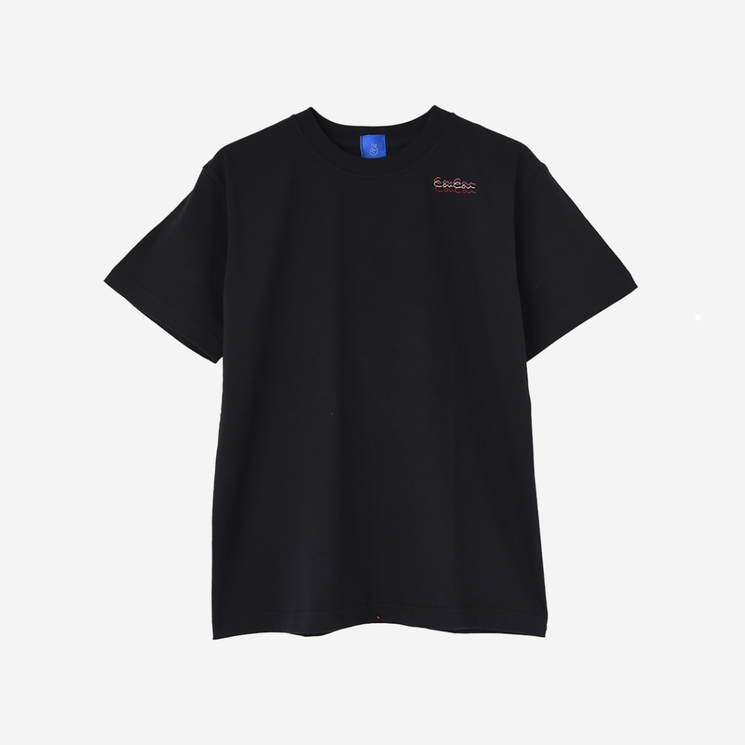 【adieu】胸に背中に心にcoucou Tee(black)