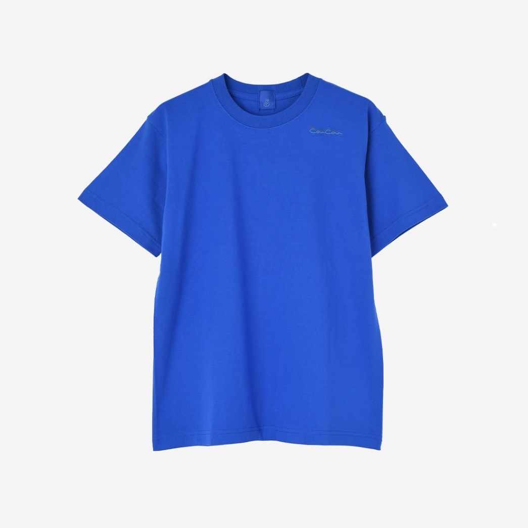 【adieu】胸に背中に心にcoucou Tee(blue)