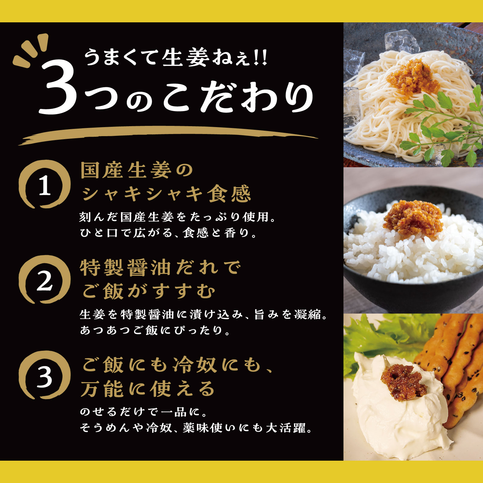 【送料無料】うまくて生姜ねぇ!!6個セット