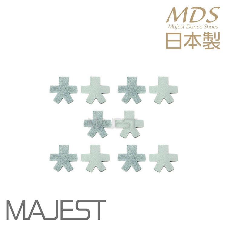 【cov-G1-5】【グレー / 小 / 5足分セット】 社交ダンス シューズ ヒールカバー 革製 日本製 社交ダンス 靴 ダンスシューズ ヒール (cov-G1-5)ダンスシューズ MDS MAJEST Ads
