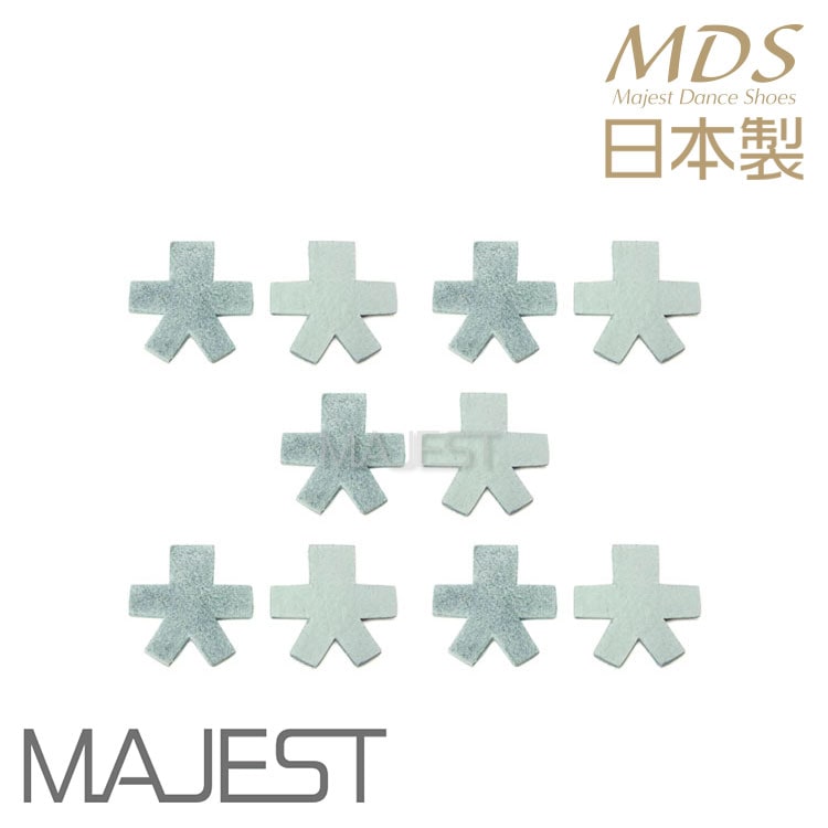 【cov-G3-5】【グレー / 大 / 5足分セット】 社交ダンス シューズ ヒールカバー  革製 日本製 社交ダンス 靴 ダンスシューズ ヒール (cov-G3-5)ダンスシューズ MDS MAJEST Ads