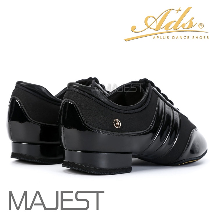 Ads Dance 社交ダンスシューズ ads エーディーエス 合同会社 社交ダンス シューズ エアー スーパーグリップ 勝舞 シューズ の 上位モデル ショウブ 【送料無料】(mg4021-10) 男性 兼用シューズ エナメル 牛革 ナイロン モダンシューズ ラテン 競技選手・プロ選手用 ads JAPAN adsjapan
