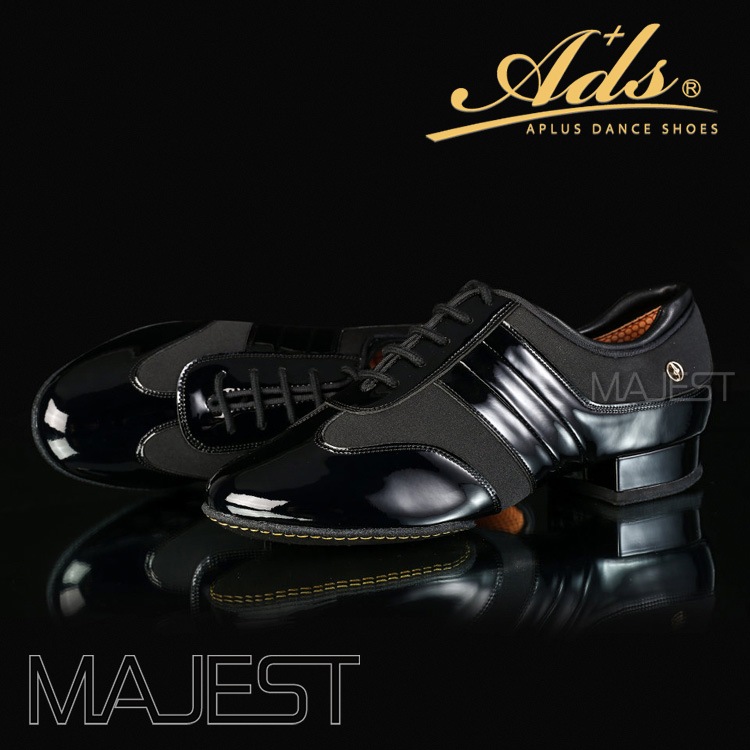 Ads Dance 社交ダンスシューズ ads エーディーエス 合同会社 社交ダンス シューズ エアー スーパーグリップ 勝舞 シューズ の 上位モデル ショウブ 【送料無料】(mg4021-10) 男性 兼用シューズ エナメル 牛革 ナイロン モダンシューズ ラテン 競技選手・プロ選手用 ads JAPAN adsjapan