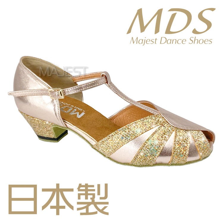 【受注生産】【予約注文】【MDS新作】ダンスシューズ 社交ダンス ダンスシューズ レディース MDS 日本製 ソフトクッション 女性兼用シューズ【送料無料】(YJ-K3-63-101)革 皮 made in japan 社交ダンス 靴 MAJEST マジェスト エーディーエス合同会社