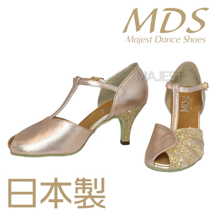 【受注生産】【予約注文】【MDS新作】ダンスシューズ 社交ダンス ダンスシューズ レディース MDS 日本製 ソフトクッション 女性兼用シューズ【送料無料】(YJ-K3-63-101)革 皮 made in japan 社交ダンス 靴 MAJEST マジェスト エーディーエス合同会社