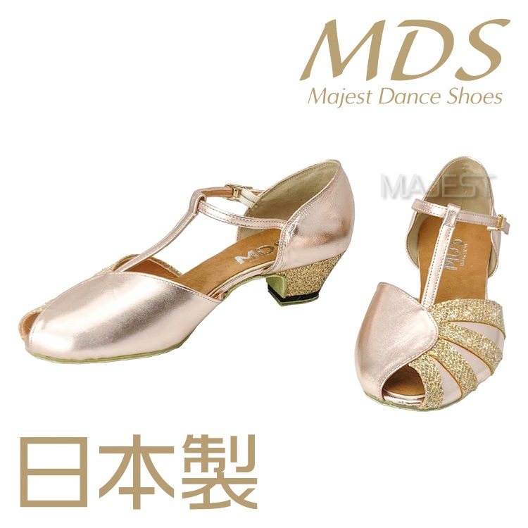 【受注生産】【予約注文】【MDS新作】ダンスシューズ 社交ダンス ダンスシューズ レディース MDS 日本製 ソフトクッション 女性兼用シューズ【送料無料】(YJ-K3-63-101)革 皮 made in japan 社交ダンス 靴 MAJEST マジェスト エーディーエス合同会社