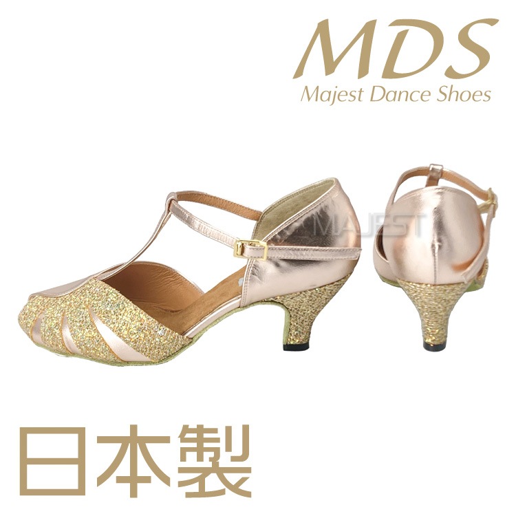 【受注生産】【予約注文】【MDS新作】ダンスシューズ 社交ダンス ダンスシューズ レディース MDS 日本製 ソフトクッション 女性兼用シューズ【送料無料】(YJ-K3-63-101)革 皮 made in japan 社交ダンス 靴 MAJEST マジェスト エーディーエス合同会社