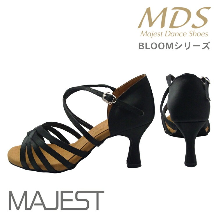 【受注生産】【予約注文】社交ダンス シューズ ダンスシューズ レディース ラテン シューズ MDS BLOOM シリーズ やみつき 厚 クッション ナチュラルグリップ NaturalGrip 女性用【送料無料】(YJ-B-1001-028) インポート 社交ダンス 靴 MAJEST マジェスト ダンスシューズ エーディーエス Ads 合同会社