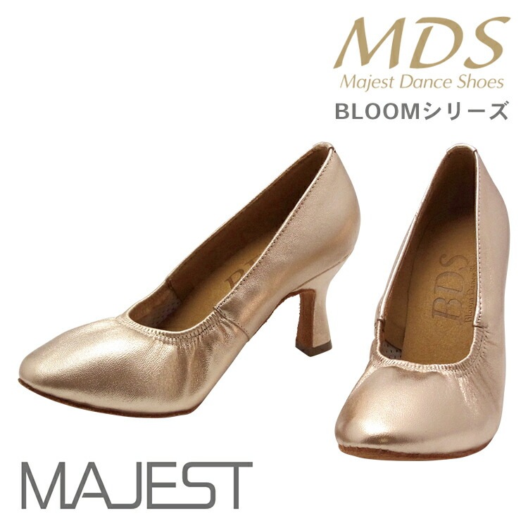 【受注生産】【予約注文】社交ダンス シューズ レディース モダン シューズ スタンダード シューズ MDS BLOOM シリーズ やみつき 厚 クッション ナチュラルグリップ 女性用【送料無料】(YJ-B-2101-010) インポート 社交ダンス 靴 MAJEST マジェスト ダンスシューズ エーディーエス Ads 合同会社