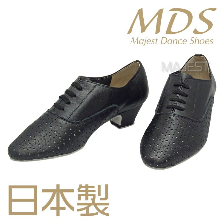 【受注生産】【予約注文】社交ダンス シューズ 外反母趾 ティーチャーズシューズ ダンスシューズ レディース 女性 ティーチャーズ MDS 日本製 バニオン ワイド 外反母趾用 ソフトクッション 交換可 【送料無料】(YJ-T1800-09-G) 革 本革 本皮 MAJEST マジェスト エーディーエス 合同会社