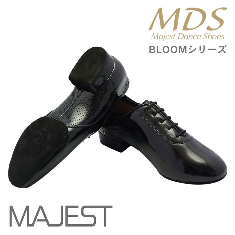 【受注生産】【予約注文】社交ダンス シューズ ダンスシューズ メンズ 兼用シューズ MDS BLOOM シリーズ やみつき 厚 クッション ナチュラルグリップ 男性用 ラテン モダン【送料無料】(YJ-B-7001-053) インポートモデル 社交ダンス 靴 MAJEST マジェスト ダンスシューズ エーディーエス Ads 合同会社
