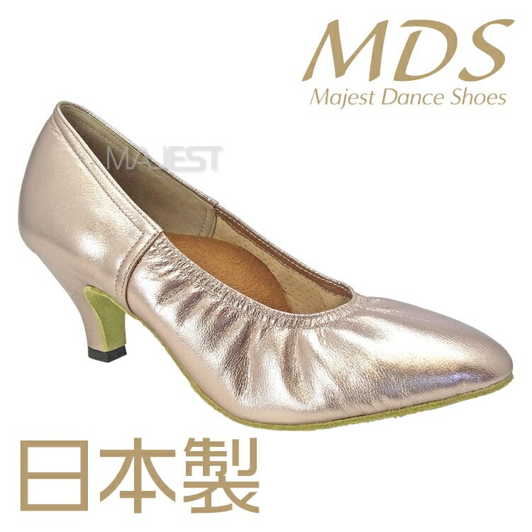 【受注生産】【予約注文】社交ダンス シューズ ダンスシューズ レディース MDS 日本製 ソフトクッション 女性 モダン スタンダード シューズ【送料無料】(YJ-M-63)革 皮 本革 made in japan 社交ダンス 靴 MAJEST マジェスト エーディーエス合同会社