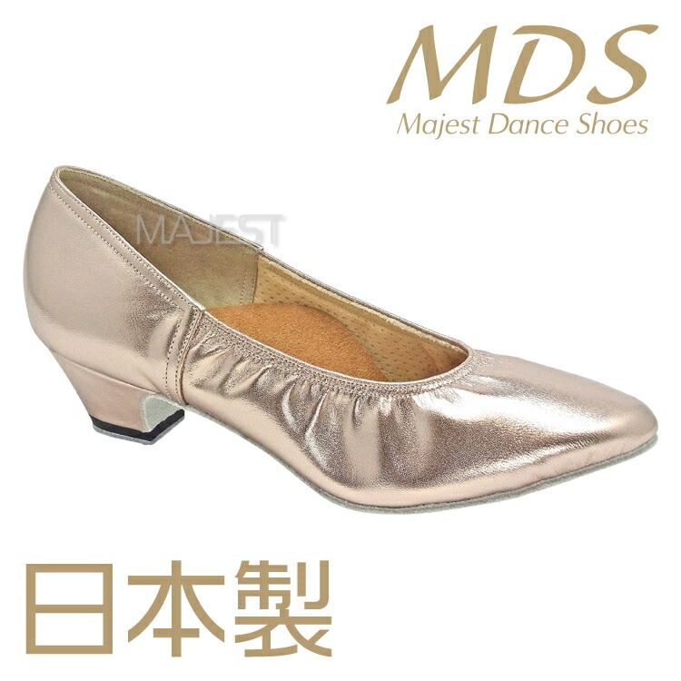 【受注生産】【予約注文】社交ダンス シューズ ダンスシューズ レディース MDS 日本製 ソフトクッション 女性 モダン スタンダード シューズ【送料無料】(YJ-M-63)革 皮 本革 made in japan 社交ダンス 靴 MAJEST マジェスト エーディーエス合同会社