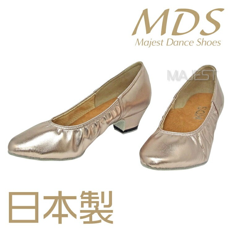 【受注生産】【予約注文】社交ダンス シューズ ダンスシューズ レディース MDS 日本製 ソフトクッション 女性 モダン スタンダード シューズ【送料無料】(YJ-M-63)革 皮 本革 made in japan 社交ダンス 靴 MAJEST マジェスト エーディーエス合同会社