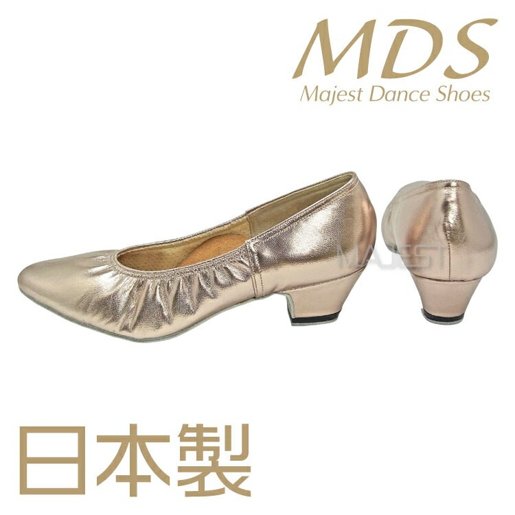 【受注生産】【予約注文】社交ダンス シューズ ダンスシューズ レディース MDS 日本製 ソフトクッション 女性 モダン スタンダード シューズ【送料無料】(YJ-M-63)革 皮 本革 made in japan 社交ダンス 靴 MAJEST マジェスト エーディーエス合同会社