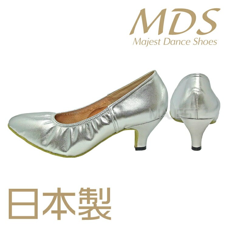 【受注生産】【予約注文】社交ダンス シューズ ダンスシューズ レディース MDS 日本製 ソフトクッション 女性 モダン スタンダード シューズ【送料無料】(YJ-M-64) 革 皮 made in japan 社交ダンス 靴 MAJEST マジェスト エーディーエス 合同会社