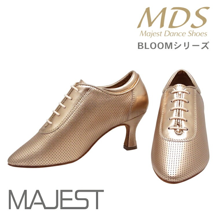 社交ダンス シューズ ダンスシューズ レディース ティーチャーズ シューズ MDS BLOOM シリーズ やみつき 厚 クッション ナチュラル グリップ 女性用【送料無料】(B-4003-138) インポートモデル 社交ダンス 靴 MAJEST マジェスト ダンスシューズ エーディーエス Ads 合同会社
