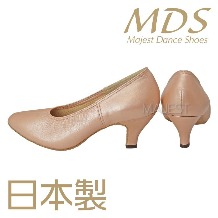【受注生産】【予約注文】社交ダンス シューズ ダンスシューズ レディース 日本製 MDS ソフトクッション 女性 モダン スタンダード シューズ【送料無料】(YJ-M-89) 革 皮 made in japan 社交ダンス 靴 MAJEST マジェスト エーディーエス 合同会社