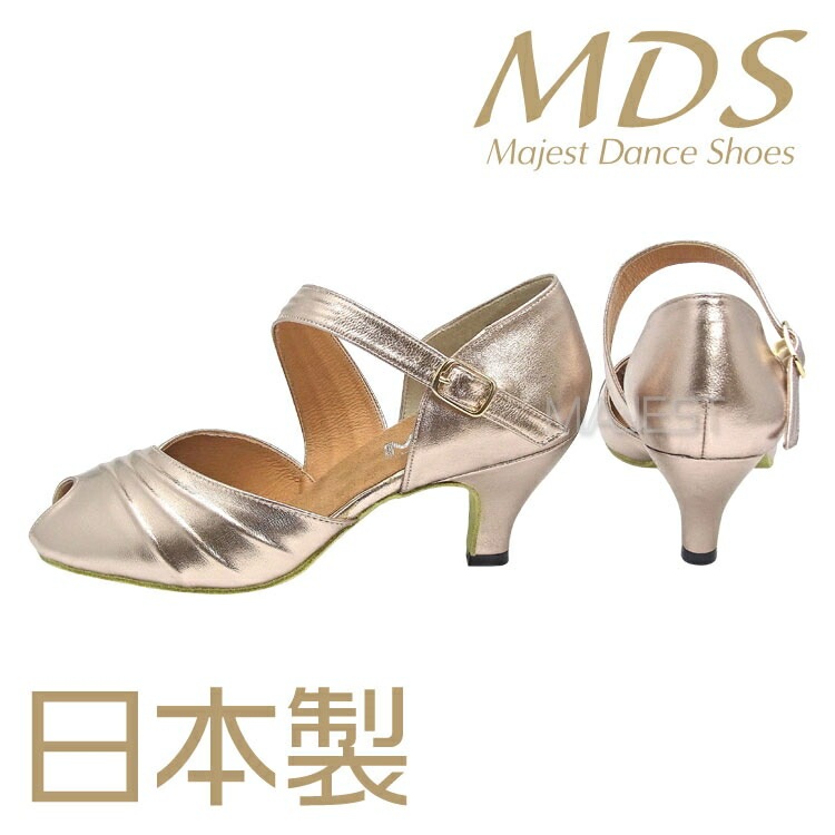 【受注生産】【予約注文】社交ダンス シューズ レディース MDS 日本製 ソフトクッション 女性 兼用シューズ【送料無料】(YJ-K1-63)おすすめ made in japan 社交ダンス 靴 レディース MAJEST マジェスト ダンスシューズ エーディーエス 合同会社