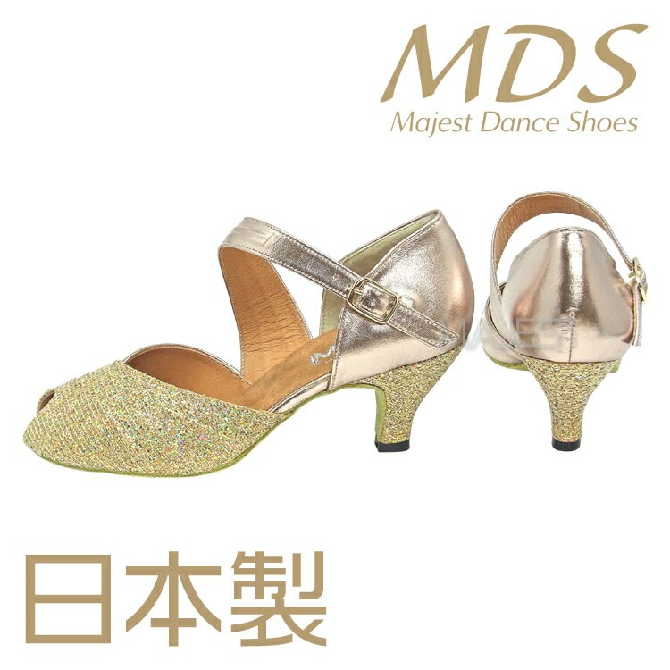 【特別注文モデル】特注品・社交ダンス シューズ レディース MDS 日本製 ソフトクッション 女性 兼用シューズ【送料無料】(特 K1-63-101)おすすめ made in japan 社交ダンス 靴 レディース MAJEST マジェスト ダンスシューズ エーディーエス 合同会社