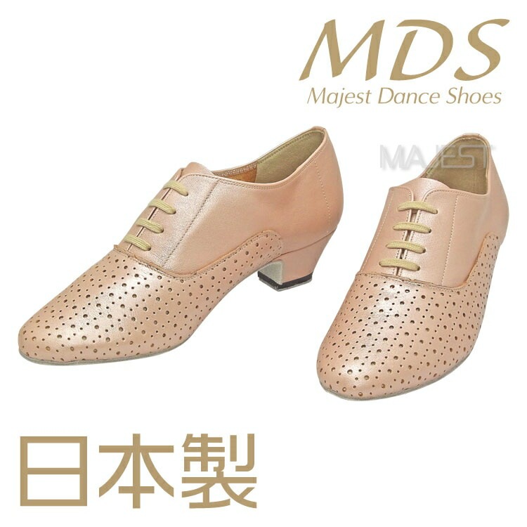 【受注生産】【予約注文】社交ダンス シューズ ダンスシューズ レディース ティーチャーズ MDS 日本製 ソフトクッション 女性 ティーチャーズ シューズ 革 本革 本皮 【送料無料】(YJ-T1800-89)おすすめ made in japan 社交ダンス 靴 MAJEST マジェスト エーディーエス合同会社