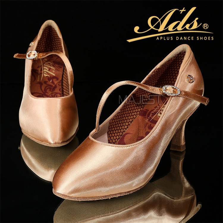 Ads Dance 社交ダンスシューズ ads エーディーエス 合同会社 社交ダンス レディース モダンシューズ スタンダードシューズ 勝舞シューズ 上位モデル ショウブ スーパーグリップ 【送料無料】(mg5057-85) 女性モダン サテン（布地） 競技選手・プロ選手用 adsjapan Ads JAPAN