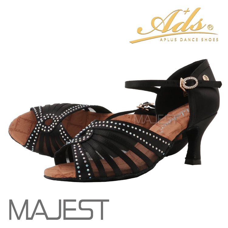 Ads Dance 社交ダンスシューズ ads エーディーエス 合同会社 社交ダンス シューズ レディース 兼用シューズ ソフトクッション 【送料無料】  (M6883-15) 女性 兼用 シューズ モダン ラテン スタンダードシューズ 社交ダンスシューズ ads japan adsjapan  (旧 A6883-15)