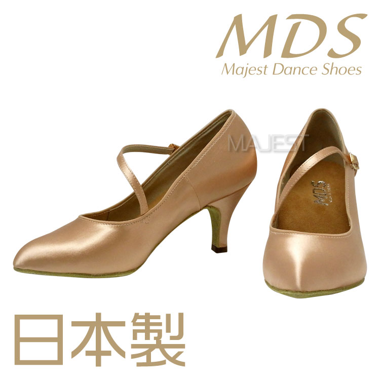 【SALE】社交ダンスシューズ 女性スタンダード モダン　MDS 日本製モデル【返品交換不可】