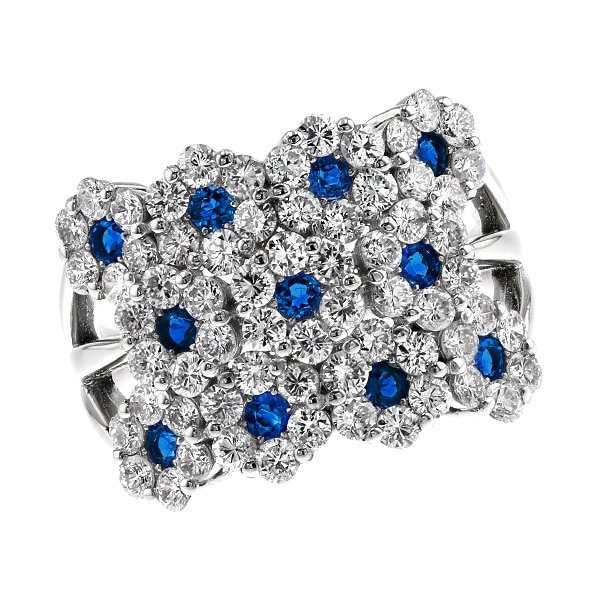 アウイナイト リング 0.24ct(Total) ダイヤモンド1.66ct(Total) プラチナ エメットジュエリー 保証書付【R】