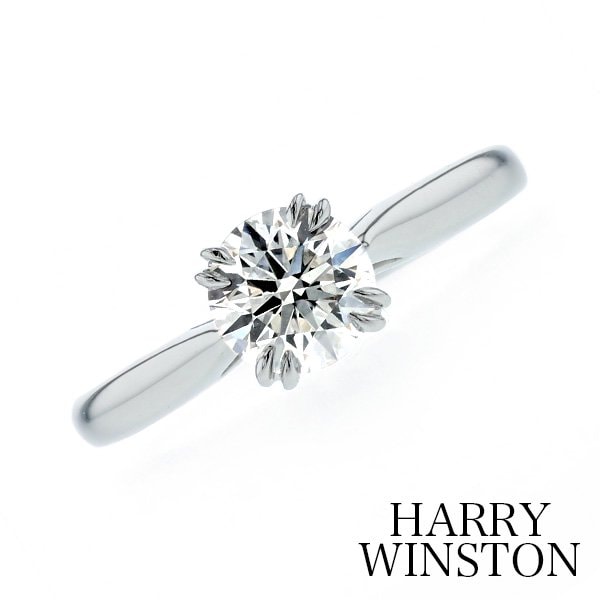 ハリーウィンストン ラウンド・ソリティア・リング【中古】　HARRY WINSTON　0.73ct VS1-D-3EXCELLENT プラチナ GIA鑑定書付【SP】