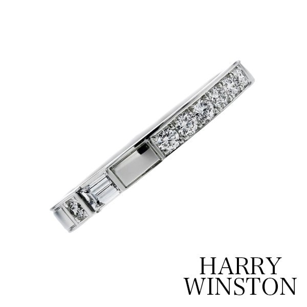 ハリーウィンストン トラフィック アクセント リング【中古】 HARRY WINSTON プラチナ エメットジュエリー保証書付【SSP】