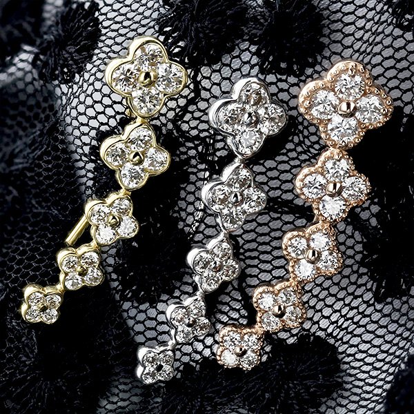 ダイヤモンド ピアス 1.20ct(Total) SI-G～Hクラス 18金 エメットジュエリー 保証書付 【SP】