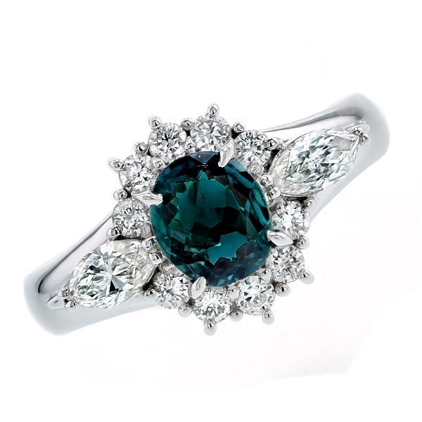 専用JK301★高級 アレキサンドライト0.35ct ダイヤ ヘッド ソ付 専用JK301☆高級 アレキサンドライト0.35ct ダイヤ ヘッド ソ付