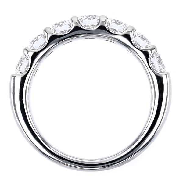 ダイヤモンド ハーフエタニティ リング 2ct(Total)/7石 SI1 D